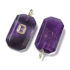 Граненые подвески из натурального аметиста&nbsp;G-F819-02G-03