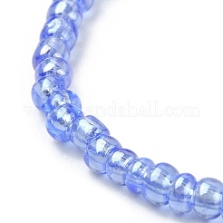 Braccialetto elasticizzato con pesci e perline in porcellana&nbsp;BJEW-JB09615