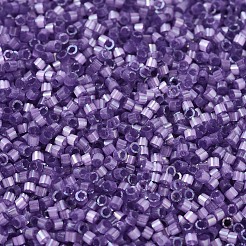 MIYUKIデリカビーズ  シリンダー  日本製シードビーズ  11/0  （db1809)ライラックシルクサテン染め  1.3x1.6mm  穴：0.8mm  約2000PCS /ボトル  10 G /ボトル&nbsp;SEED-JP0008-DB1809