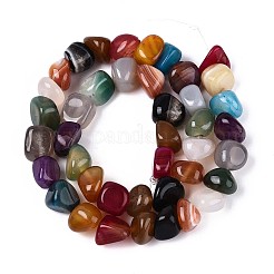 Природный агат бисер нитей G-T142-66