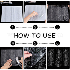 14 Stück Glas-Strass-HTV-Transferfolie&nbsp;DIY-FG0010-29B