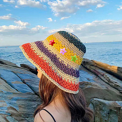 300шт. 6-х цветные акриловые кнопки&nbsp;BUTT-DJ0001-12