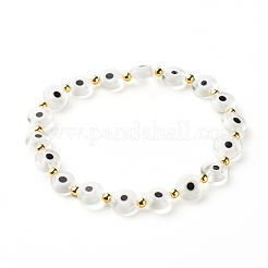 Ensemble de bracelets extensibles au chalumeau mauvais œil faits à la main pour fille femmes&nbsp;BJEW-JB06864