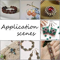 720 шт. цветные блестящие чешские стеклянные бусины&nbsp;GLAA-NB0001-51A