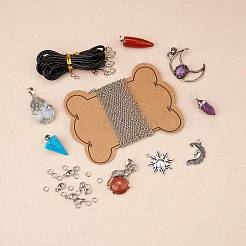 Набор для изготовления ожерелья из драгоценных камней своими руками DIY-SZ0009-42