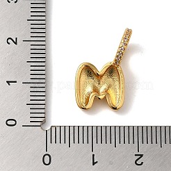 Ottone micro spianare pendenti zirconi&nbsp;KK-K345-13M-G