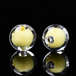 Прозрачные акриловые бусины X-TACR-N011-004A-01