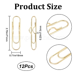 Металлические зажимы для ручек для ноутбука AJEW-CP0005-64A