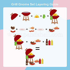 Углеродистая сталь разрезает трафареты DIY-WH0309-1304