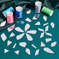 180 шт. 10 стиля пришивных зеркальных стразов DIY-PH0008-73