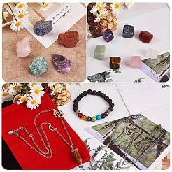 DIY набор для изготовления браслета из драгоценных камней чакры DIY-SZ0008-04