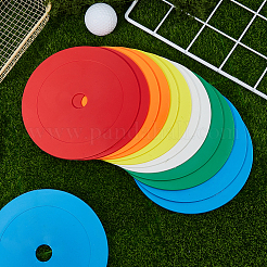 24 disque antidérapant en TPR bicolore pour l'entraînement au football et au basketball ([1] pièce).&nbsp;AJEW-FH0008-97