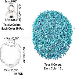 Наборы для изготовления кулонов из стекла своими руками&nbsp;DIY-CA0001-38