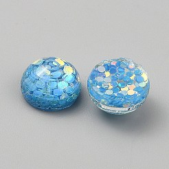 Прозрачные смолы кабошоны&nbsp;RESI-WH0038-47B