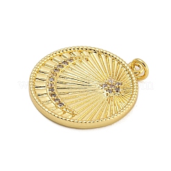 Стойки обшивки латунь микро проложить Циркон подвеску&nbsp;X-KK-C074-50G