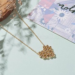 Colliers avec pendentif en laiton&nbsp;NJEW-JN03273-02