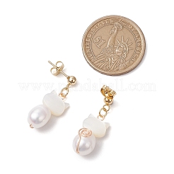 Boucles d'oreilles pendantes en acier inoxydable 304&nbsp;EJEW-TA00597