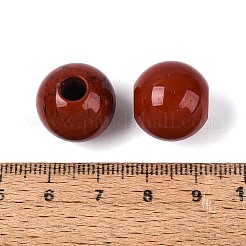 Natürliche rote Jaspis europäischen Perlen&nbsp;G-Q602-09C-03
