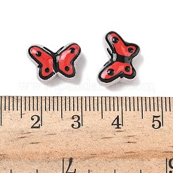 Прозрачные стеклянные эмалевые бусины&nbsp;LAMP-C023-03E