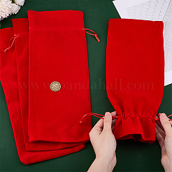 Бархатные мешочки для упаковки бутылок вина ABAG-WH20003-01F