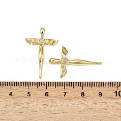 Латунные микро проложить кубического циркония подвески KK-S526-23G