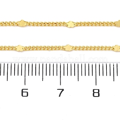 Латунные бордюрные цепи со звездным ожерельем для женщин&nbsp;LS-NJEW-P265-11G