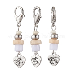 Подвеска в форме сердца из сплава в тибетском стиле HJEW-JM03348