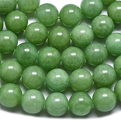 Натуральный Malaysia нефритовые бусы пряди&nbsp;G-L645-A01-8mm-27