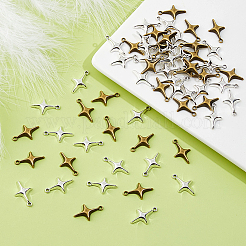 160 шт. 2 цвета подвески из сплава в тибетском стиле TIBE-DC0001-21