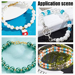 300 шт. латунные наконечники для бусин KK-GO0001-73