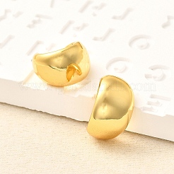 Латунные серьги-каффы для женщин EJEW-H091-17G