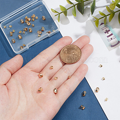 40шт 2 стиля латунная бусина&nbsp;KK-NB0003-47G