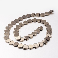 Electroplate non magnetici ematite sintetico fili di perline&nbsp;G-F300-23E-06