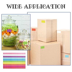Selbstklebende Blanko-Aufkleber aus Papier in Regenbogenfarben&nbsp;DIY-WH0409-23