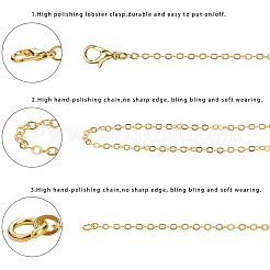 Изготовление колье из латунных кабельных цепочек MAK-PH0004-15