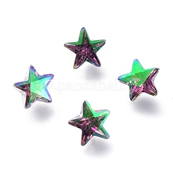 Кубического циркония указал назад кабошоны ZIRC-H108-01A-001GL