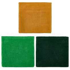 3 Stück 3 Farben faltbare Samt-Aufbewahrungstaschen für Schmuck für Ohrringe&nbsp;ABAG-CN0001-69A