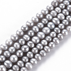 Нити из натурального культивированного пресноводного жемчуга PEAR-N013-04D