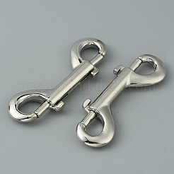 Двойные застежки-лобстеры из цинкового сплава&nbsp;FIND-WH0155-009P