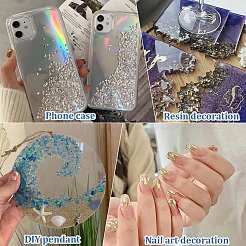 2 пакетик гальванизированных стеклянных бусин GLAA-GF0001-17A