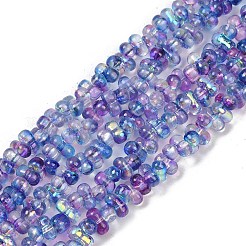 Стеклянные бусины с гальваническим покрытием  LAMP-S070-12A