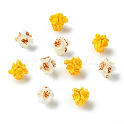 100 pz 2 colori ornamenti in miniatura di popcorn in resina&nbsp;RESI-CJ0005-34
