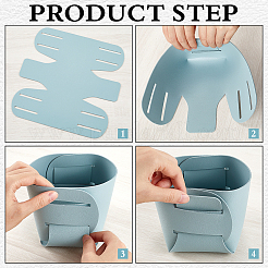 2 шт. Пластина для украшений из искусственной кожи AJEW-CN0002-74B