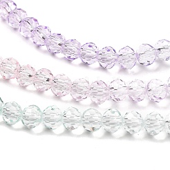 Brins de perles de verre peints transparents&nbsp;X1-DGLA-A034-T4mm-A23