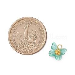 Гальванизированные стеклянные бусины-шармы&nbsp;PALLOY-JF03107-01