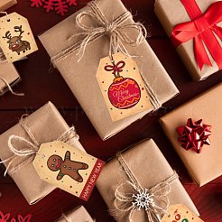 Rubans de papier à thème de noël&nbsp;DIY-I069-03B