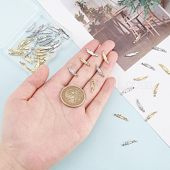 60 шт. подвески из нержавеющей стали 304 двух цветов STAS-DC0009-71