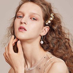 Железные плоские заколки-пеликаны&nbsp;IFIN-PH0023-65G