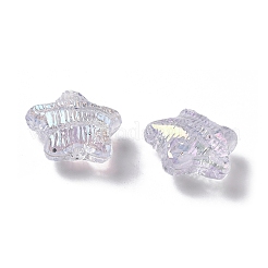 Уф-покрытие прозрачные акриловые бусины&nbsp;OACR-G051-01E