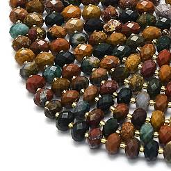 Океан Природный яшмы бисер нитей G-P573-A24-01